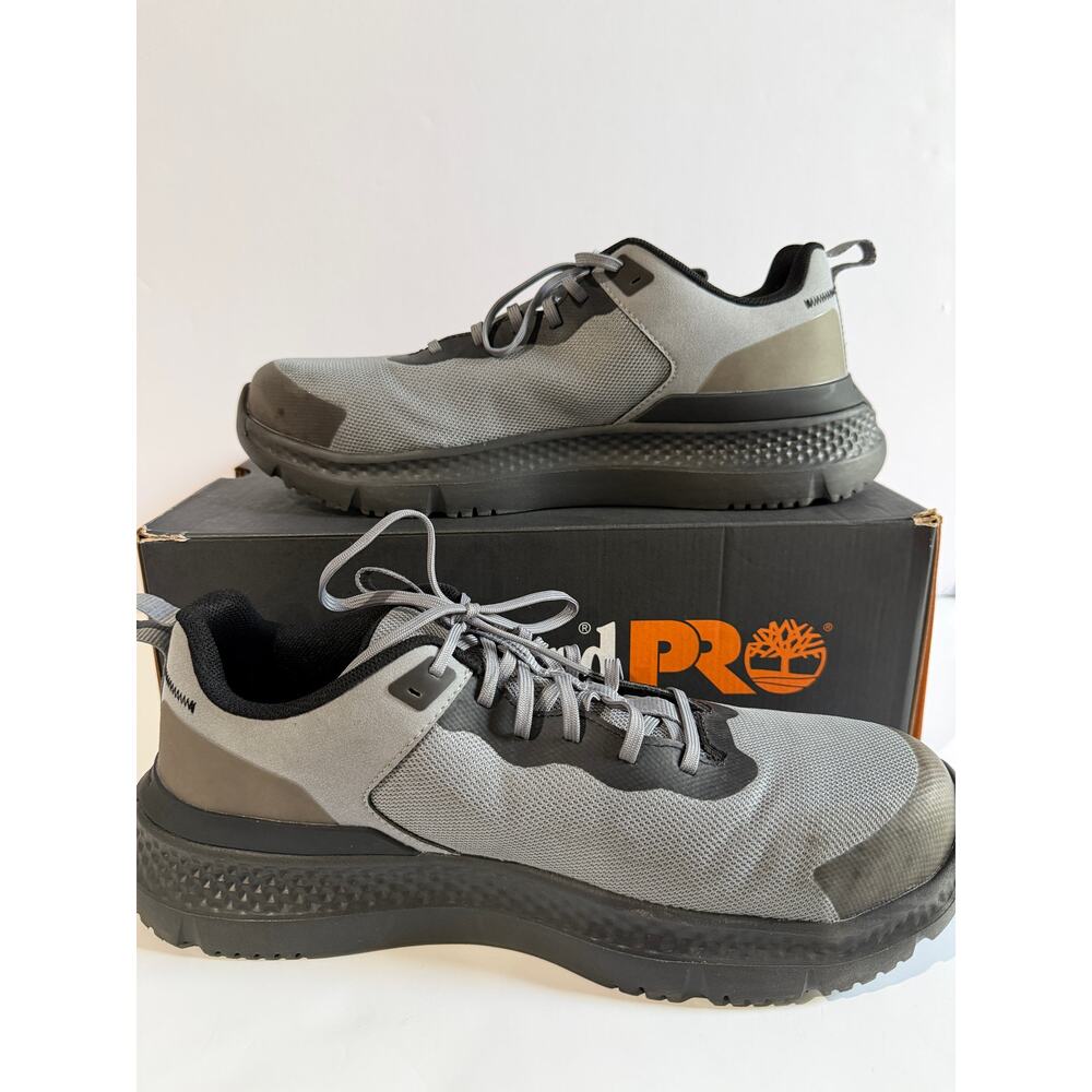Timberland Pro Setra Composite Safety Toe Athletic Work Shoes Gray Mens Sz 9.5